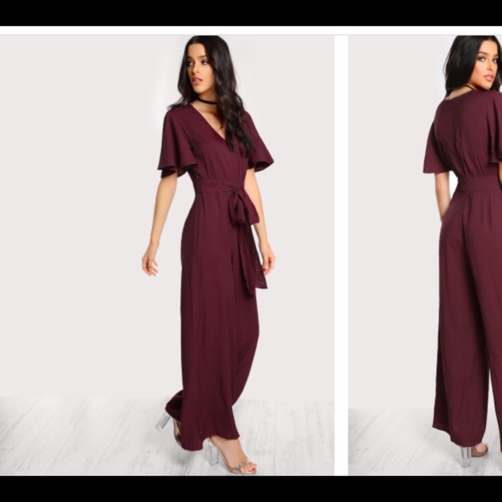 Ruffle Spring Jumpsuit